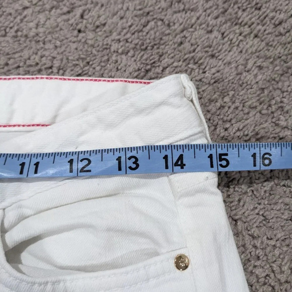 Kate Spade Play Hooky White Straight Leg Jeans size 27 - Picture 8 of 10